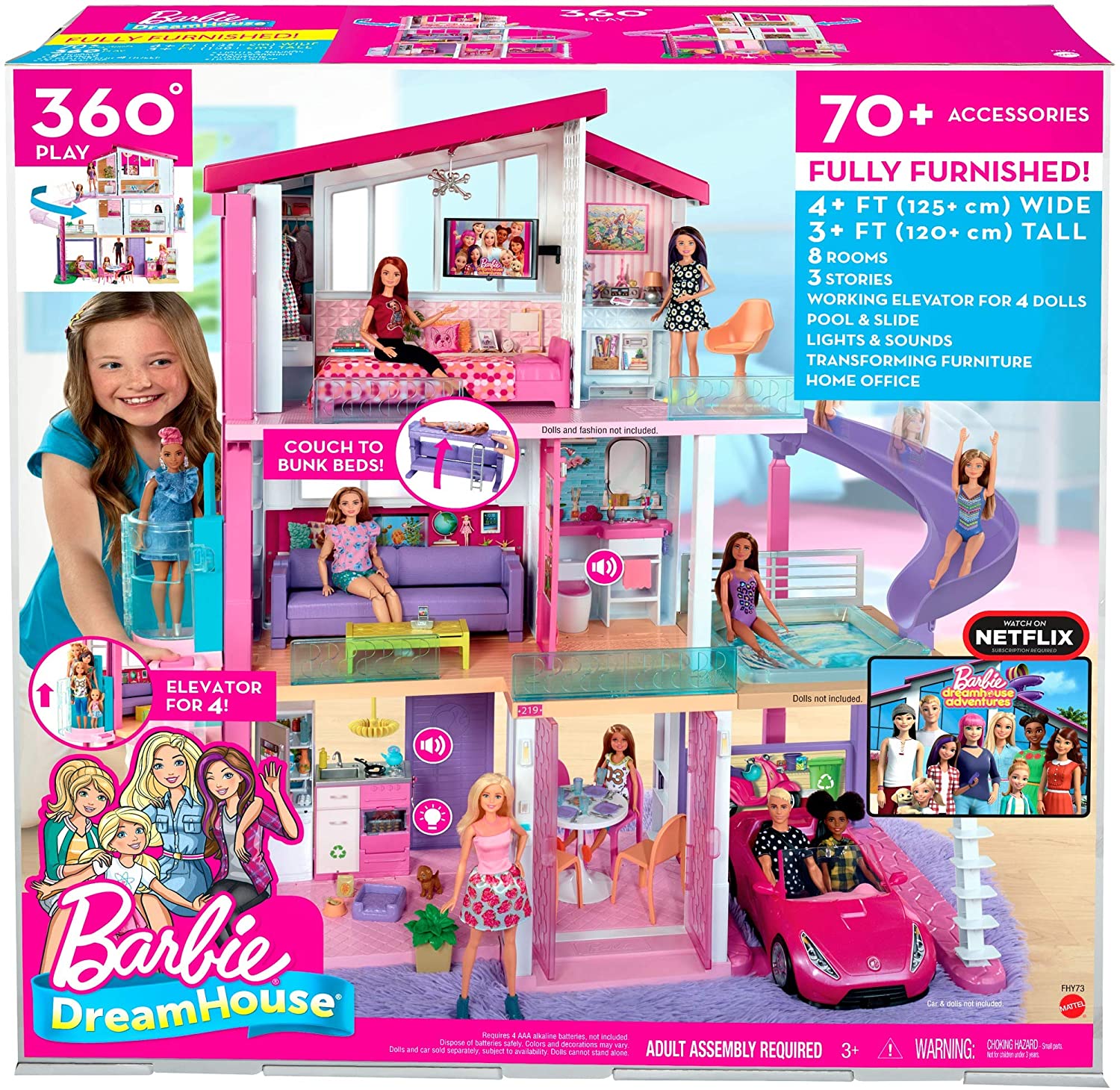 barbie playhouse set